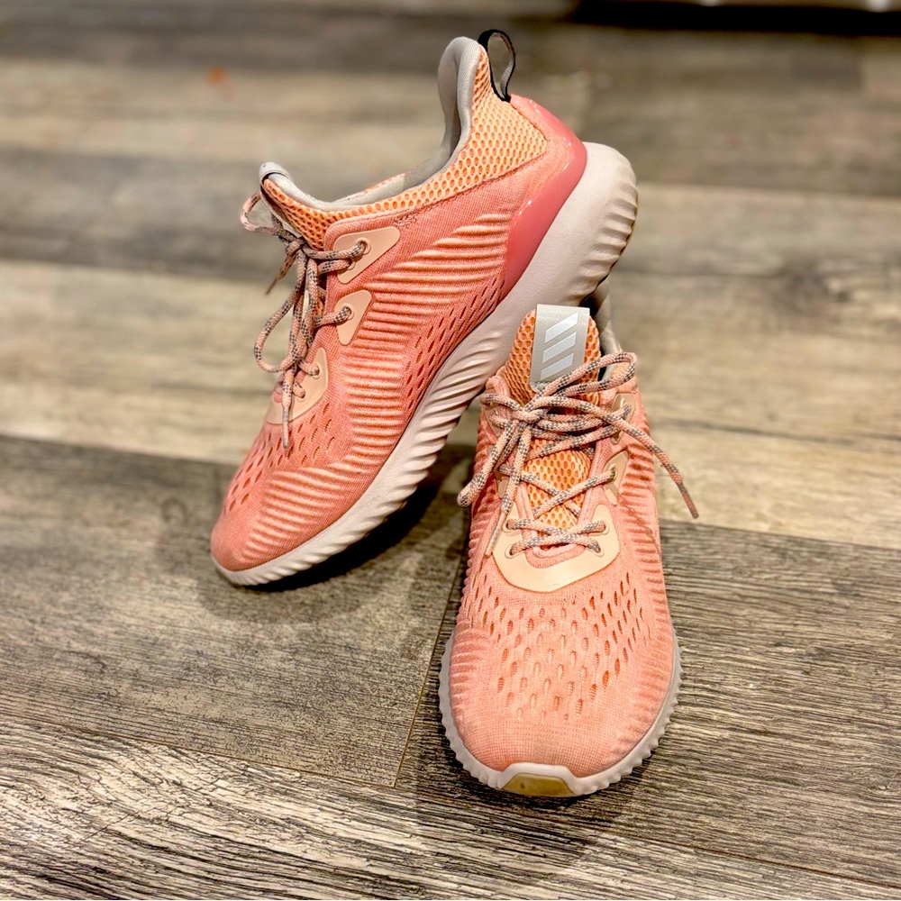 Adidas Alpha Bounce EM Pink Running Shoes Women Size 7